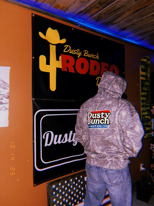 Retro camo hoodie